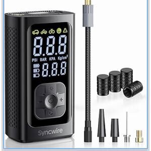 Syncwire Tire Inflator Portable Air Compressor - 150PSI